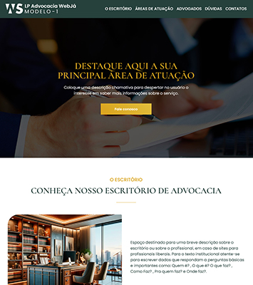 Modelo Landing Page Advogado 01